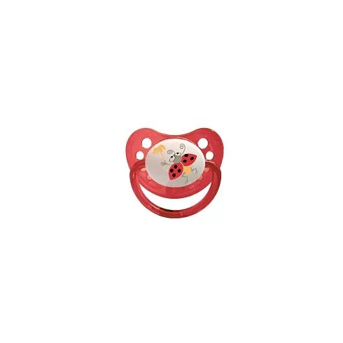  Baby Bruin ortondontikus szilikon játszócumi 1-es méret Katica 0-6 hó