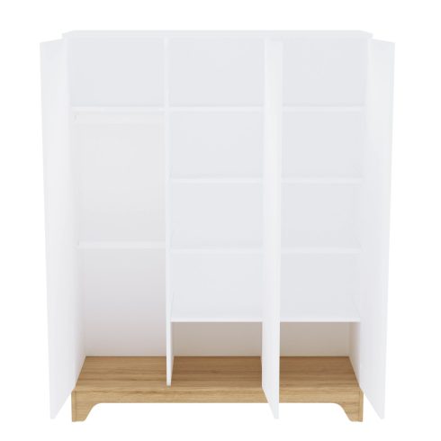 Faktum Lumina White 3 osztású szekrény