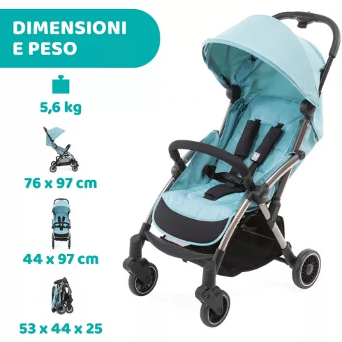 Chicco Cheerio utazó-babakocsi automata zárral 0h + Hydra