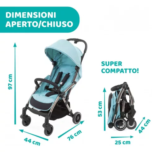 Chicco Cheerio utazó-babakocsi automata zárral 0h + Hydra