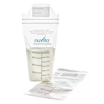 Nuvita anyatejtároló tasak 25 db 180 ml
