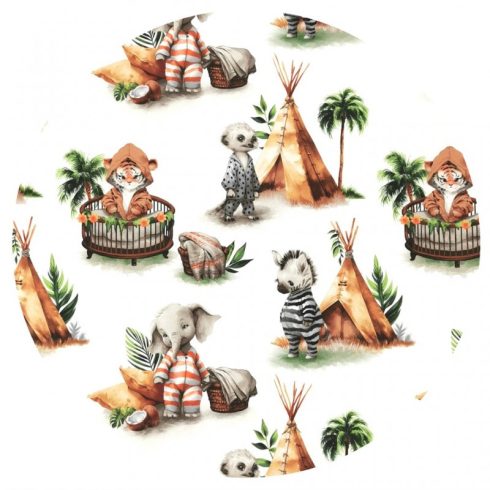 Baby Shop 2 részes babaágynemű - Tigris és barátai 