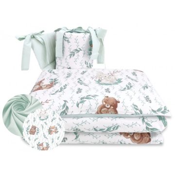   Baby Shop 3 részes ágynemű garnitúra - Lulu Natural menta