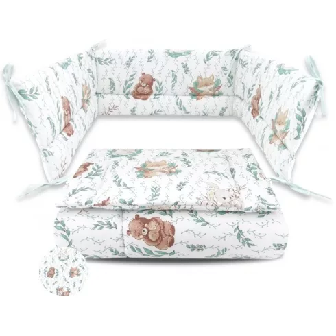 Baby Shop 3 részes ágynemű garnitúra - Lulu Natural menta