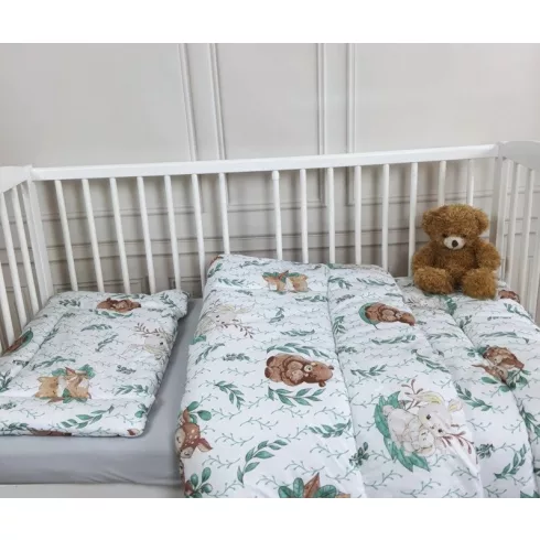 Baby Shop 3 részes ágynemű garnitúra - Lulu Natural menta