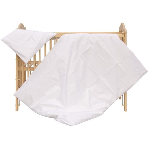 Baby Shop 2 részes babaágynemű 100x135cm - fehér