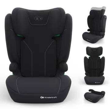   Kinderkraft  I-Spark 2 Plus  i-size gyerekülés 100-150 cm  - Black
