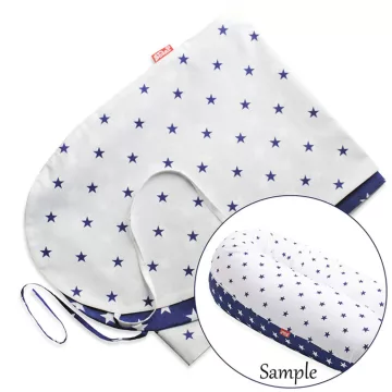   Scamp Formázható univerzális szoptatós párna pamut huzat - Blue White Star