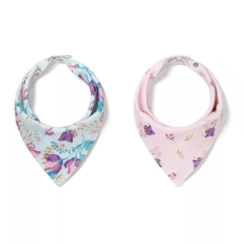 BabyOno előke háromszög 2db-os - floral