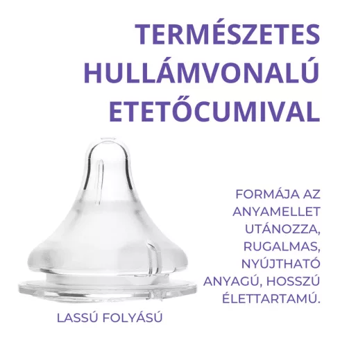 Lansinoh 2 fázisú kézi mellszívó + 160 ml cumisüveg szettben