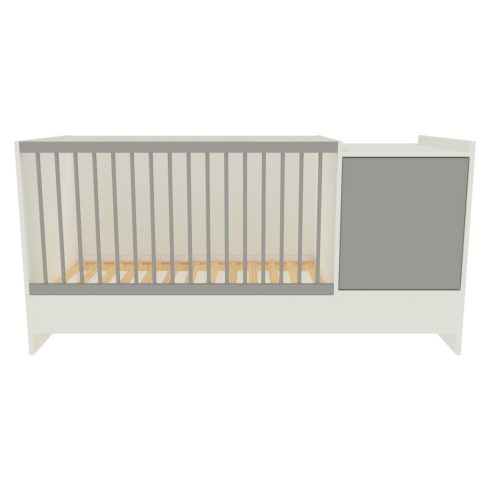 Babastar Harmony 1 ajtós kombiágy - White Grey