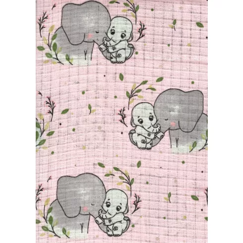 Mintás textil pelenka 1db-os - Elefánt 