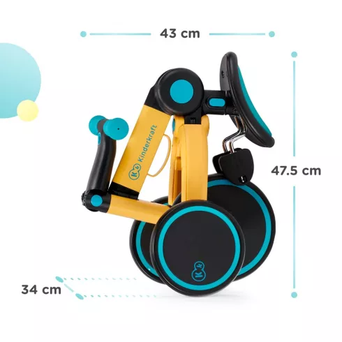 Kinderkraft 4Trike tricikli - Primrose Yellow