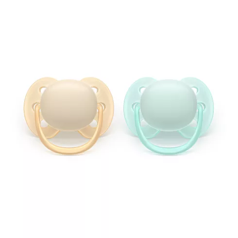Philips AVENT SCF091/40 Játszócumi Ultrasoft Premium neutral 0-6hó 2 db