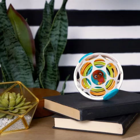 Baby Einstein OBALL Játék Oball Grip & Spin Oball 0 hónapos kortól