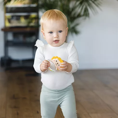 BabyOno csörgő  rágóka - oroszlán