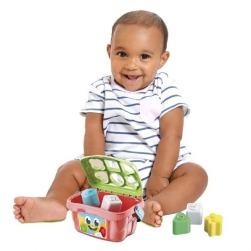 Clementoni - színes formaválogató kosár 10-36+ hó