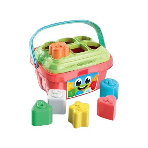 Clementoni - színes formaválogató kosár 10-36+ hó