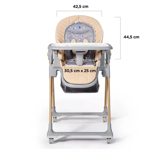 Kinderkraft Lastree multifunkciós etetőszék - grey