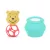 BRIGHT STARTS Rágóka csörgővel Micimackó Hunny & Shake 2db, 0m+