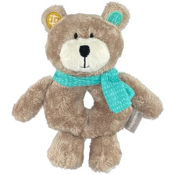 Baby-Nova plüss csörgő 3hó+ maci