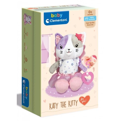 Clementoni Plüss cica díszdobozban 