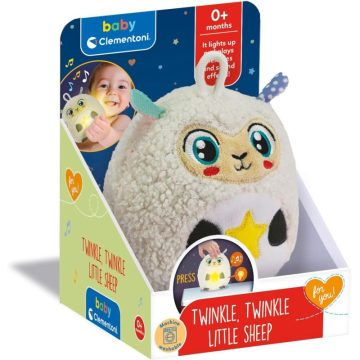   Clementoni Twinkle-twinkle kicsi bárány interaktív bébijáték 0+ hó-klón