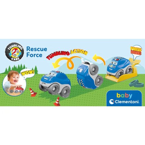 Clementoni Rescue Force bukfencező kisautó - Piros