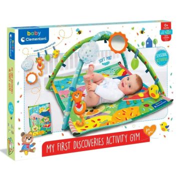   Clementoni Fedezd fel! Állatos játszószőnyeg kiegészítőkkel 61x82cm