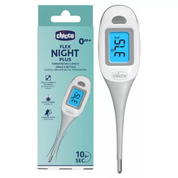   Chicco Flex Night Plus 10 mp klinikai hőmérő - éjszakai 10 mp 0hó+