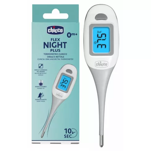 Chicco Flex Night Plus 10 mp klinikai hőmérő - éjszakai 10 mp 0hó+