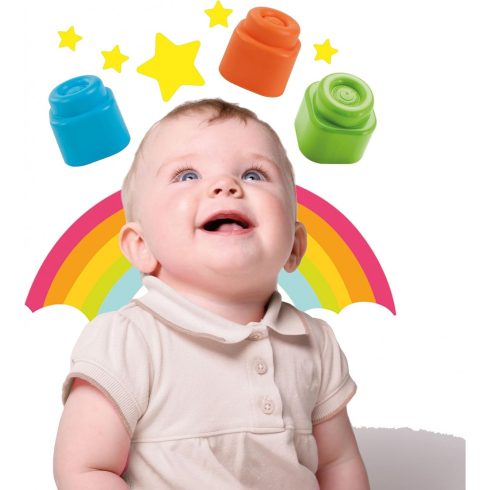 Clementoni Clemmy Plus puha építőkocka szett 40 db-os