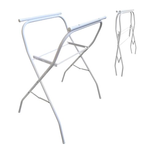 Premium Összecsukható kád hőmérővel és anatómiai támasztékkal + állvány - Ola Beige 