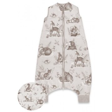   Baby Shop tipegő hálózsák 2,5 TOG (98-110) - Erdei barátok natúr/bézs