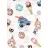 Mintás textil pelenka 1db-os - Fagyi,süti