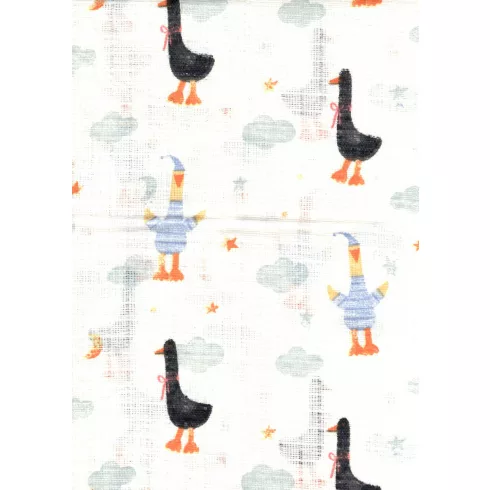 Mintás textil pelenka 1db-os - boldog liba