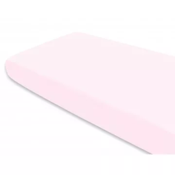Baby Shop pamut,gumis lepedő 80*160 cm  - rózsaszín