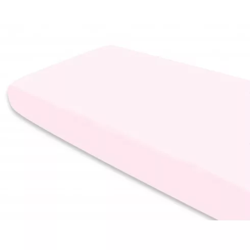 Baby Shop pamut,gumis lepedő 80*160 cm  - rózsaszín