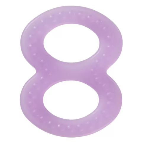 Baby-Nova 8-as rágóka 2 db-os - pink/lila