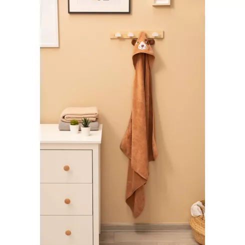 Sensillo kapucnis fürdőlepedő 90*90 cm - kutyus