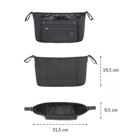 P&M Rendszerező babakocsira levehető zsebbel Pocket Zip