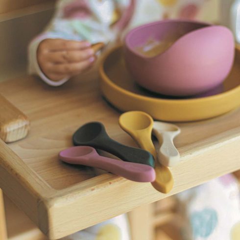 PETITE&MARS Szilikon evőeszközök TAKE&MATCH Desert Sand 6m+