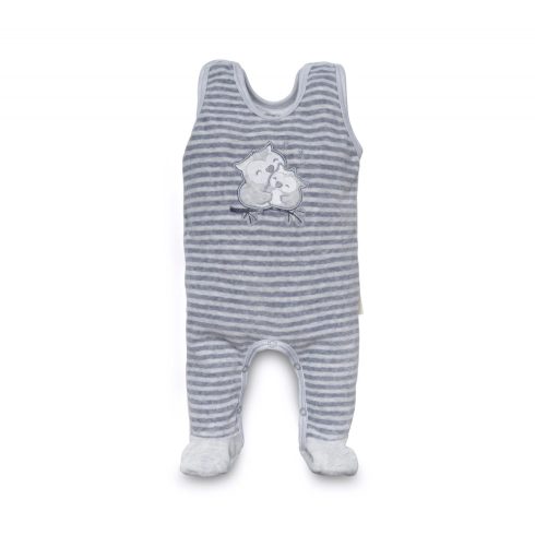 Kenguru Gold Plüss Rugdalózó - (50-56) szürke csíkos bagoly mintával