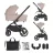 Petite&Mars Scout 4in1 babakocsi szett - Cappuccino Cream