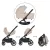 Petite&Mars Scout 4in1 babakocsi szett - Cappuccino Cream