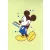 Disney pamut,gumis lepedő - Mickey LITTLE handsome (zöld)
