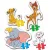 Clementoni Disney állatok 4 az 1-ben puzzle szett