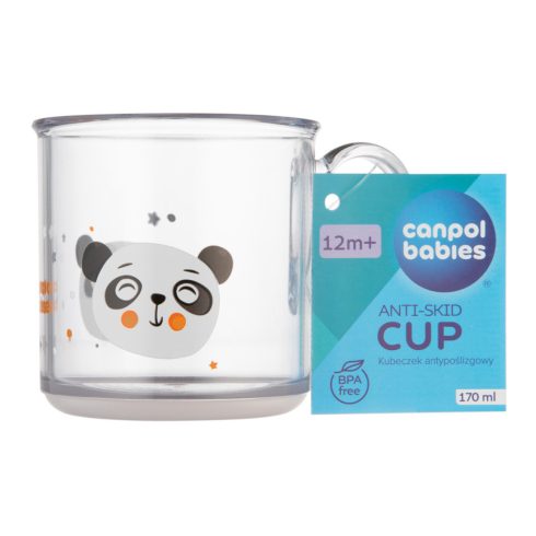  Canpol csúszásmentes pohár 170ml 12hó+ Panda