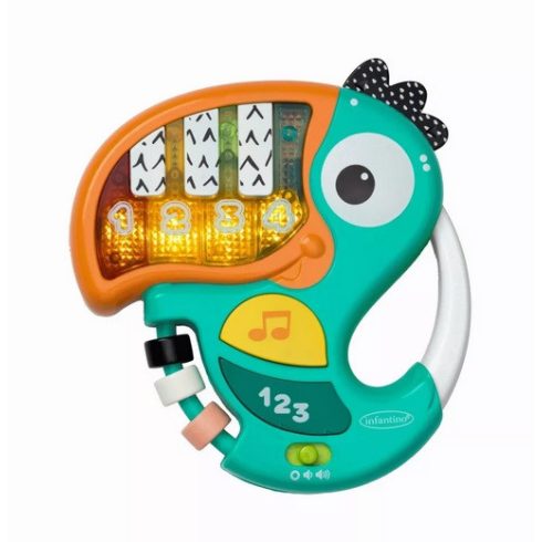 Infantino Piano & Numbers tanulójáték - tukán 