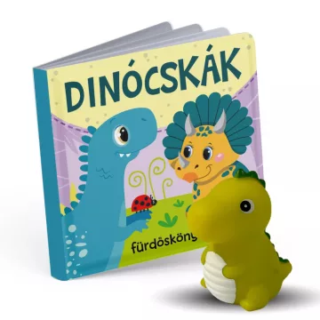 Dinócskák - fürdős könyv